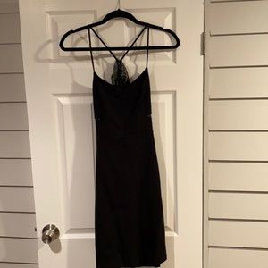 Black dress, bodycon